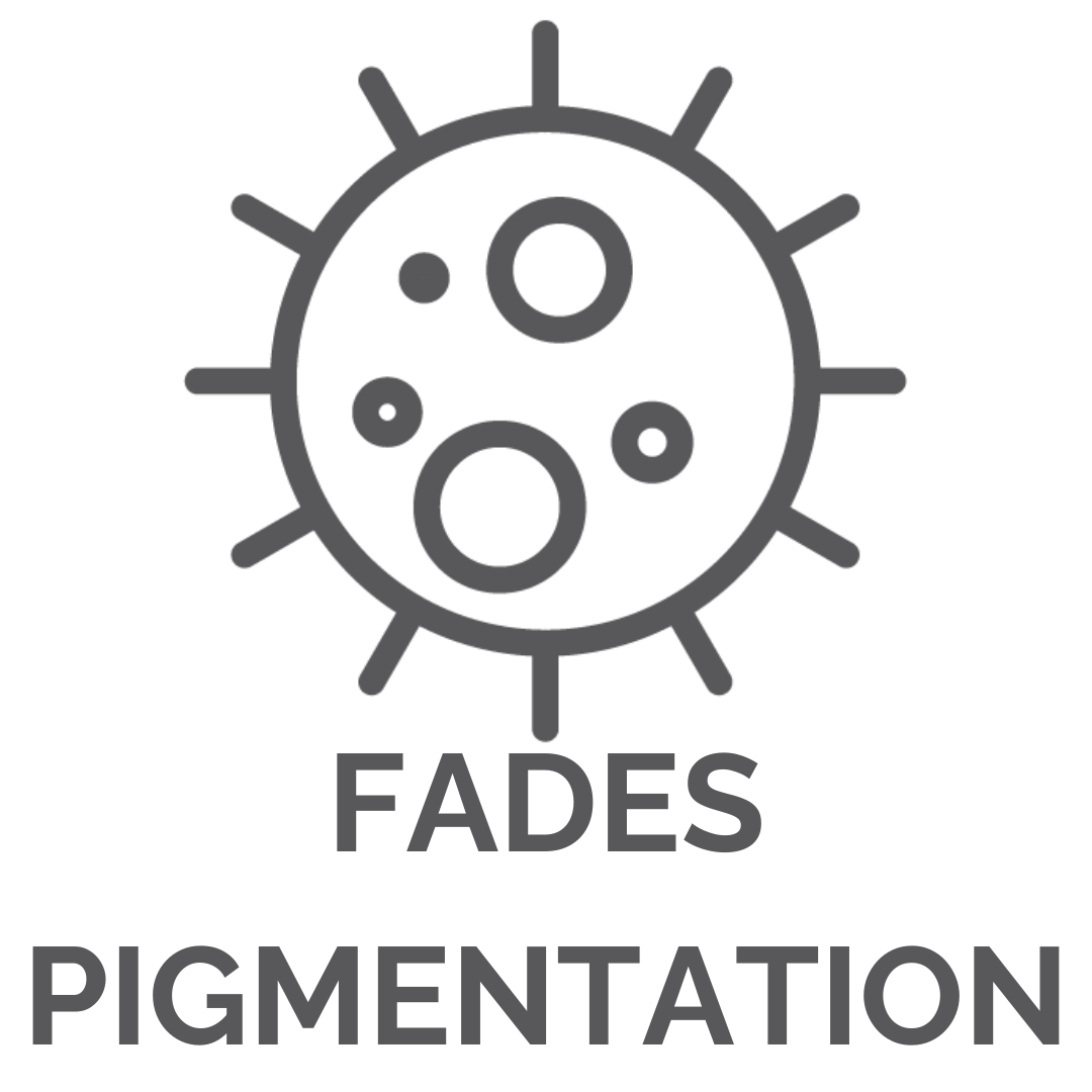 fades pigmentation